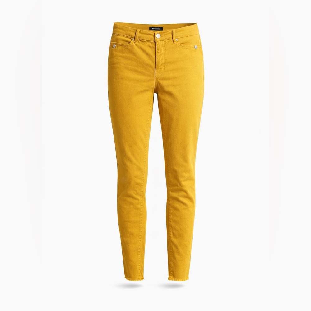 Ann Taylor Mustard Skinny Jeans